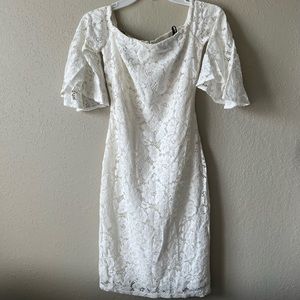 Off the shoulder lace dress